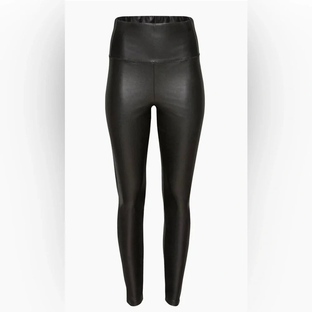! Wilfred Free by Aritzia Womens Daria High Waisted Vegan Leather Leggings…